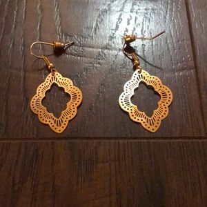 Gold earrings!